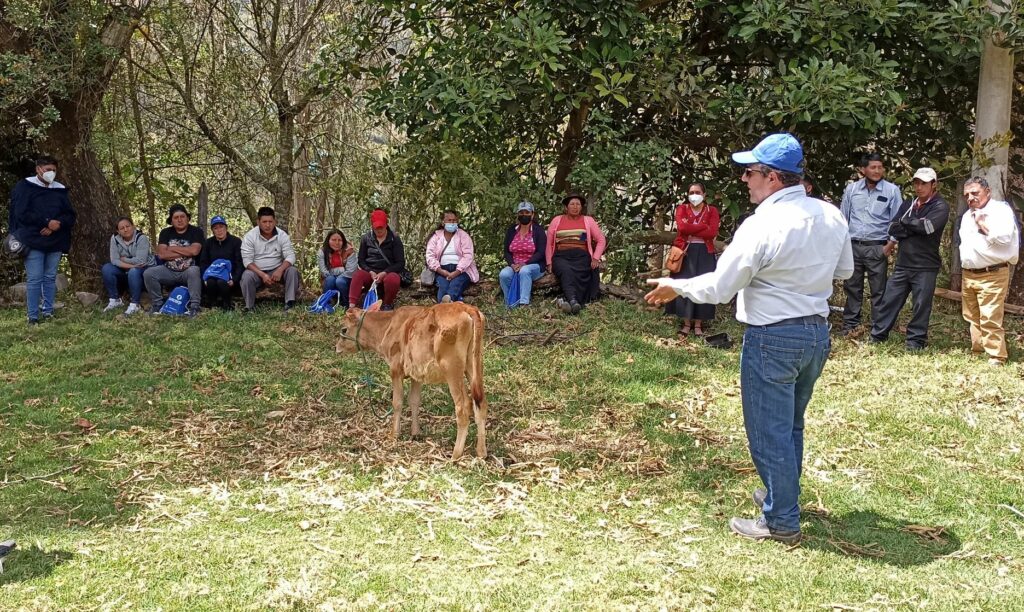 capacitación a ganaderos de Bolívar