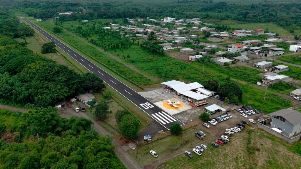 La nueva pista permitirá alcanzar una cobertura estimada de 31.000 hectáreas de banano.