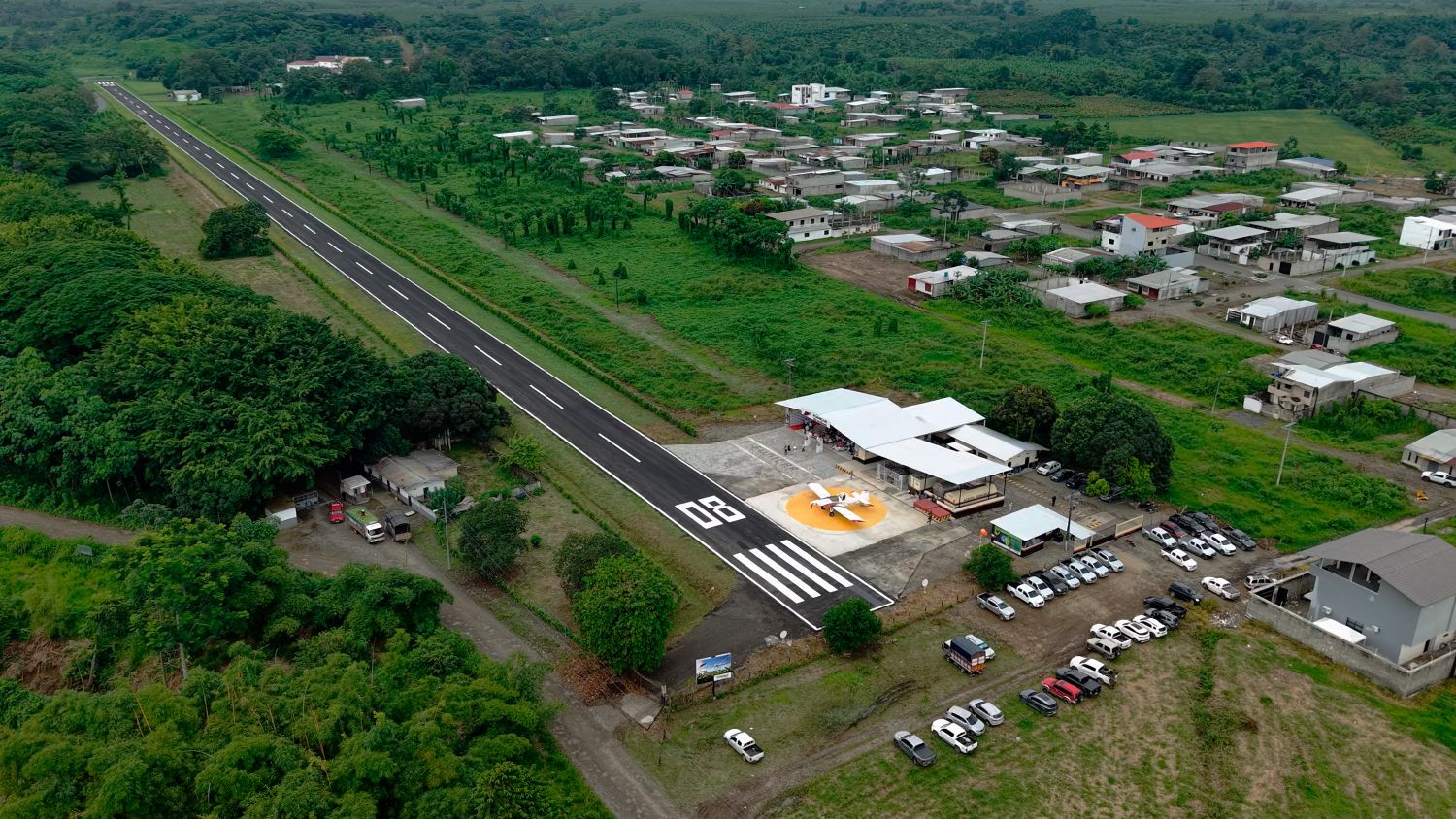 La nueva pista permitirá alcanzar una cobertura estimada de 31.000 hectáreas de banano.